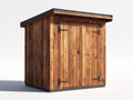 Gartenhaus Holz 300x300x230 cm - Braun-Schwarz - klassisches Design mit Stauraum für Garten